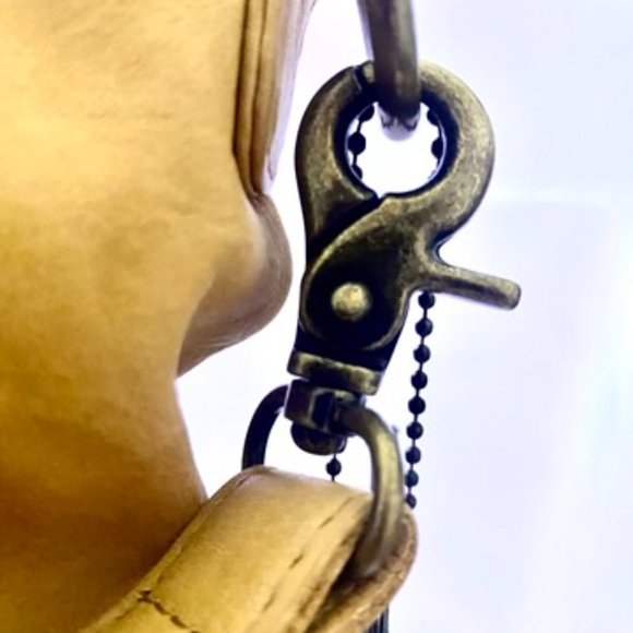 DAY&MOOD Alexis Xbody Bag Tote Shoulder Bag  Adjustable Camel Fringe Accents NWT - Picture 5 of 13